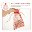 Net Fabric Drawstring Pouch for Dry Fruits Packing, Organza Shagun Potli Baba, Wedding Party Favor Gift Bags (Mix Size)