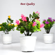 Flower Pot Artificial Decoration Plant | Natural Look & Plastic Material For Home , Hotels , Office & Multiuse Pot