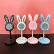 Cute Bunny Phone Stand, Angle Height Adjustable Phone Stand for Desk, Kawaii Phone Holder Desk Accessories, Easter Bunny Gifts Favor for Girl & Boys Accessories for Phone, Tablet, Easter Gifts Favors