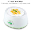 ELECTRONIC YOGURT MAKER, AUTOMATIC YOGURT MAKER MACHINE 1L YOGHURT PLASTIC CONTAINER FOR HOME USE