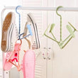 Hanging Shoe Rack Rotating Four Hooks Portable Drying Shoe Rack Wet and Dry Dual-use Drying Shoes Hanger Windproof