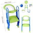 2 in 1 Training Foldable Ladder Potty Toilet Seat for Kids  -----