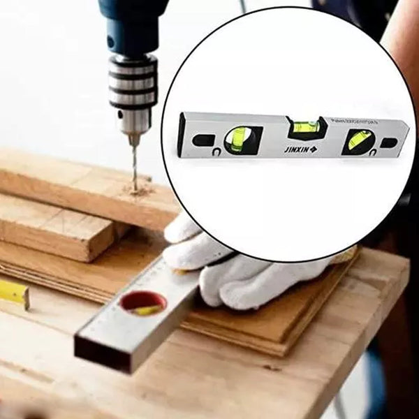 Spirit Level Carpenter's Level Magnetic Carpenter's Level  Overhead Viewing Slot for Levelling, Furniture & Construction