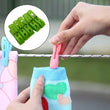 Multifunction Plastic Heavy Quality Cloth Hanging Clips, Plastic Laundry Clothes Pins Set of 20 Pieces