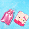 Pink Hello Kitty Small Hot Water Bag with Cover for Pain Relief