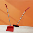 Broom and Dustpan Cleaning Set Long Handled Dustpan and Brush Handle Dust Pan Broom Sweeper Long Handle Broom and Dustpan Set for Kitchen, Home, Lobby Schools, Hospital etc.