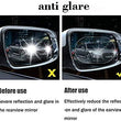 Anti Fog Anti Scratch Interior Rearview Car Mirror Film Waterproof HD Clear Protective Sticker Film for Safe Driving, Car Mirrors, Side Windows