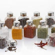 All New Square 16 Bottle Design 360 Degree Revolving Spice Rack Container Condiment, Pieces Set, Square Small Container