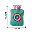 Captain America Print Small Hot Water Bag with Cover for Pain Relief