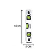 Spirit Level Carpenter's Level Magnetic Carpenter's Level  Overhead Viewing Slot for Levelling, Furniture & Construction