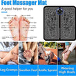 EMS Foot Massager, Electric Feet Massager, Deep Kneading Circulation Foot Booster for Feet and Legs Muscle Stimulator, Folding Portable Electric Massage Machine (Mix Design)