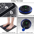 EMS Foot Massager, Electric Feet Massager, Deep Kneading Circulation Foot Booster for Feet and Legs Muscle Stimulator, Folding Portable Electric Massage Machine (Mix Design)