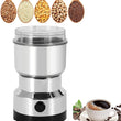 Multi-Functional Electric Stainless Steel Herbs Spices Nuts Grain Grinder with Stainless Steel Bowl, Portable Coffee Bean Seasonings Spices Mill Powder Machine Grinder Machine for Home and Office