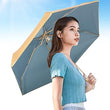 Travel Pocket Mini Umbrella, Protective Bag, Mobile Size Box of Umbrella, Automatic Sunny Rain Compact Umbrella, Sunscreen Quick-Drying Small Umbrella, Mini Compact Travel Folding Umbrellas