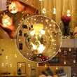 12  Wish Balls Window Curtain String Lights with 8 Flashing Modes Decoration for Home Decoration, Diwali & Wedding LED Christmas Light Indoor and Outdoor Light ,Festival Decoration (Plastic, Warm White)