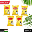 Vishwas Sunflower Oil Jar & Pouch | Refined Sunflower Oil 100% Natural and Pure Sunflower Cooking Oil (Pack Of 5)