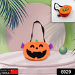 Halloween Pumpkin Bags Non- Woven Candy Bags Trick or Treat Bags Portable Tote Bag Cartoon Goodie Handbag for Halloween Party Favors, Kids Gift Bag