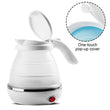 Silicone Foldable Collapsible Electric Water Kettle Camping Boiler