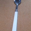 0161 STAINLESS STEEL SPOON WITH PLASTIC COMFORTABLE GRIP DINING SPOON DeoDap