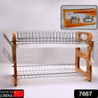 7667 kitchenware Steel Rack Dish Drainer 59cm For Home & Kitchen Use DeoDap