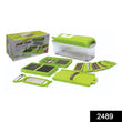 2489 Plastic 13-in-1 Manual Vegetable Grater,Chipser and Slicer DeoDap