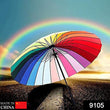 9105 Rainbow Umbrella for Men & Women (Multicolor)