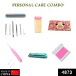 4873 6Pcs Personal Care Combo In Zip Printed Pouch Bag DeoDap