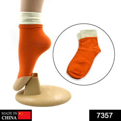 7357 Socks Breathable Thickened Classic Simple Soft Skin Friendly (1Pair)