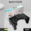 6024 Plastic Non-Slip Folding Toilet Squat Stool - Black Color DeoDap