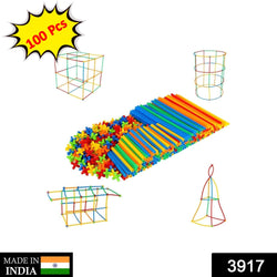 3917 100 Pc 4 D Block Toy used in all kinds of household and official places specially for kids and children for their playing and enjoying purposes. DeoDap