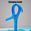 7285  Sqaure Portable & Rotatable Clips Cloth Hanger DeoDap