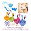 1262 Facial Mask Bowl Set For Girls Use ( 6 pcs Set ) DeoDap