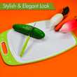 8136A Vegetables and Fruits Cutting Chopping Board Plastic Chopper Cutter Board Non-slip Antibacterial Surface with Extra Thickness DeoDap