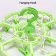 7286 Hanger Household Plastic Hanger 15 Clips Hanger For House Use DeoDap