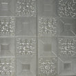 9277 Stone Design Wallpaper 3D Foam Wallpaper Sticker Panels I Ceiling Wallpaper For Living Room Bedroom I Furniture, Door I Foam Tiles (Blue Color) (Size - 73X73 cm) DeoDap
