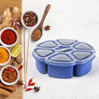 7185 Unique Design Multipurpose Masala / Spice Box Container Spice Box For Kitchen , Masala Container , ( Plastic 7 Section ) DeoDap