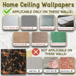 9289 Design Wallpaper 3D Foam Wallpaper Sticker Panels I Ceiling Wallpaper For Living Room Bedroom I Furniture, Door I Foam Tiles (Size - 73X73 cm) DeoDap