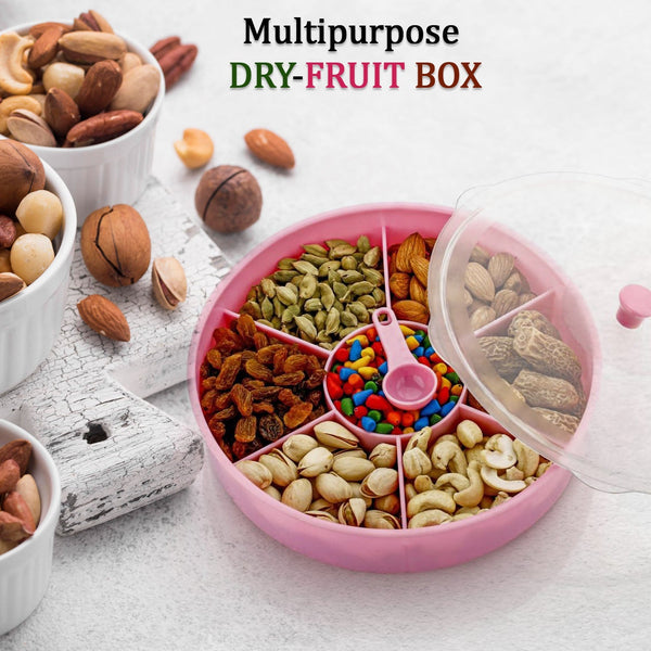 2061 Multipurpose Dry-fruit and masala box with single spoon. DeoDap