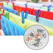 4523  Plastic Cloth Clips for Cloth Dying Cloth Clips Multipurpose Clothes Pins for Indoor and Outdoor Use Strong and Durable Clips For Clothes Drying ( Pack Of 20pc ) DeoDap