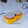 2963 1Layer Electric Lunch Box for Office, Portable Lunch Warmer with Removable 2 Stainless Steel Container. DeoDap