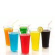 0630 Stylish look Plastic Juicy Glass, Transparent Glasses Set 300ml (6pcs) DeoDap