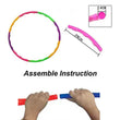 8019 Hoops Hula Interlocking Exercise Ring for Fitness with Dia Meter Boys Girls and Adults DeoDap