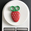 2542 Fruit Fridge Magnets Sticker With Scissors Cartoon Children Safety Paper-cut Tool Carrot Refrigerator Message Sticker Home Decor DeoDap
