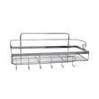 5135 Stainless Steel Chrome Finish Silver Wall Mount Multi Purpose Bathroom Shelf DoeDap