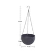 4708 Plastic Hanging Flower Pot and Flower Pot with Chain (6 Pc) DeoDap