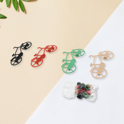 7555 Bicycle Shape Key Chain Holder and wall mount bike hook Key Holders Plastic Key Holder For Home, Office (pack of 4)