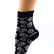 7342 Cotton Fancy Ladies Socks (1 Pair) DeoDap