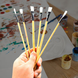 6046 BKL Art Brush Set for Artists (Pack of 6) DeoDap