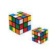 4817 Plastic Fancy 3x3 Small Cube Puzzles Game - 2 Pieces (Multicolour) DeoDap