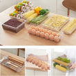 5248 Refrigerator Organizer Bins Stackable Fridge Organizers for Freezer, Kitchen, Cabinets Box DeoDap